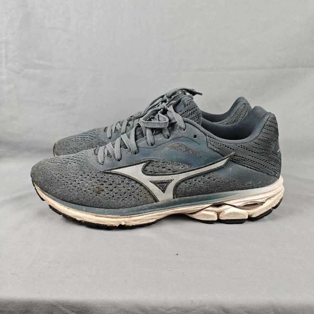 Mizuno Wave Rider 23 Running Shoes Womens Size 10 Blue Mesh Cushioned Sneakers